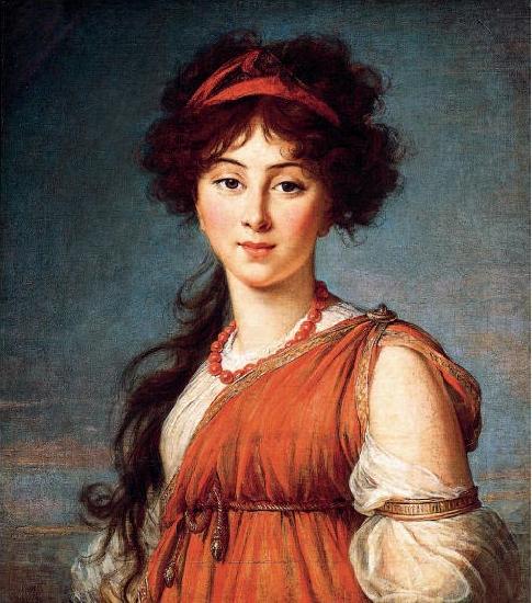 elisabeth vigee-lebrun Varvara Ivanovna Narishkine, nee Ladomirsky china oil painting image